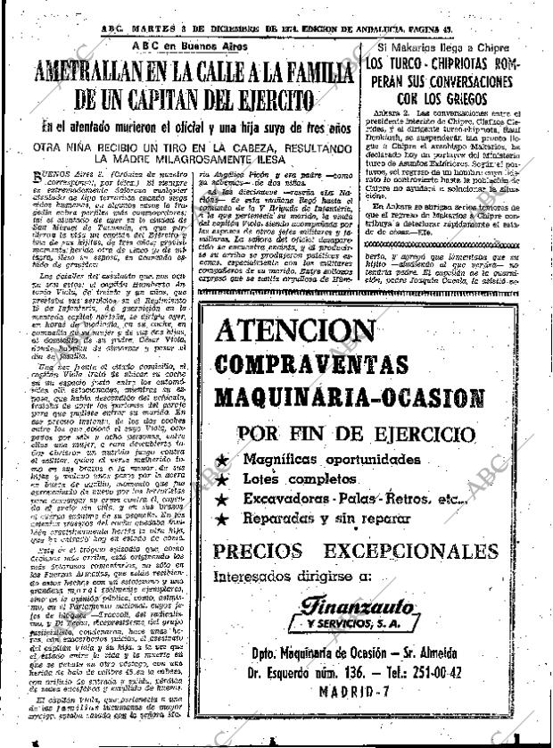 ABC SEVILLA 03-12-1974 página 45