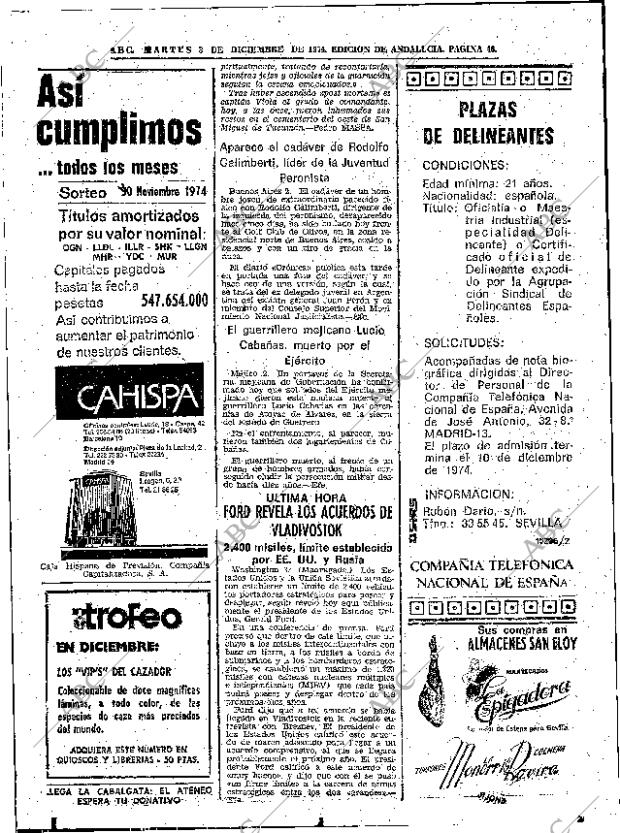 ABC SEVILLA 03-12-1974 página 46