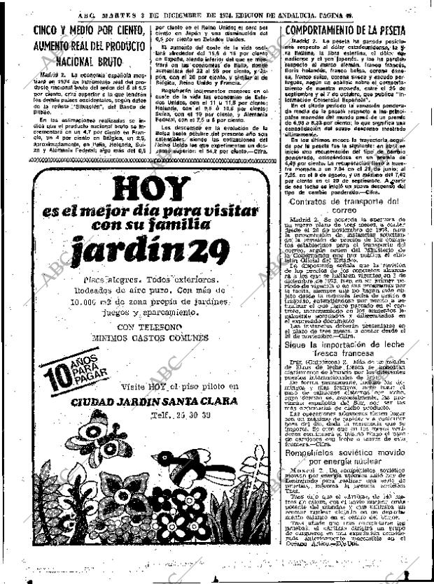 ABC SEVILLA 03-12-1974 página 49