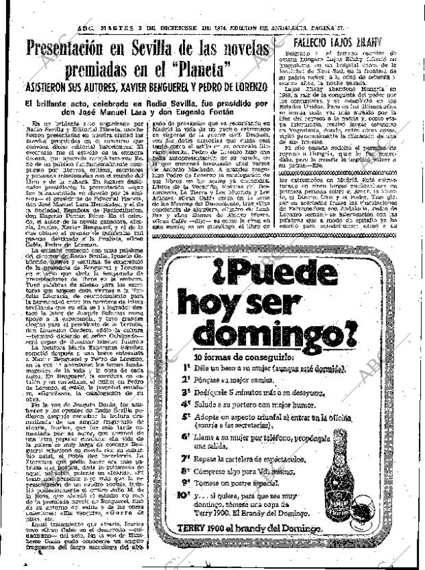 ABC SEVILLA 03-12-1974 página 57