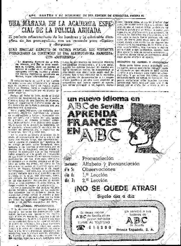 ABC SEVILLA 03-12-1974 página 85