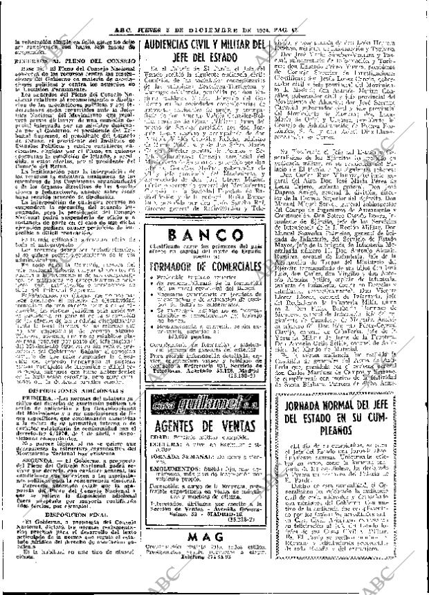 ABC MADRID 05-12-1974 página 42