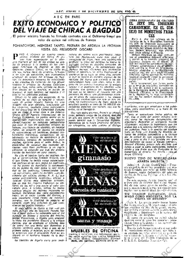 ABC MADRID 05-12-1974 página 49