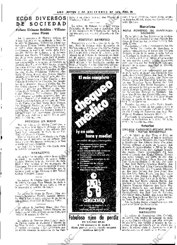 ABC MADRID 05-12-1974 página 69
