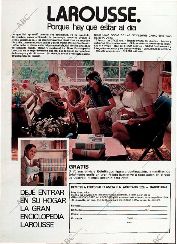 BLANCO Y NEGRO MADRID 07-12-1974 página 22