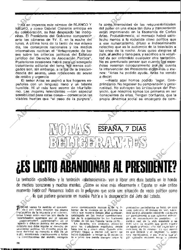 BLANCO Y NEGRO MADRID 07-12-1974 página 28