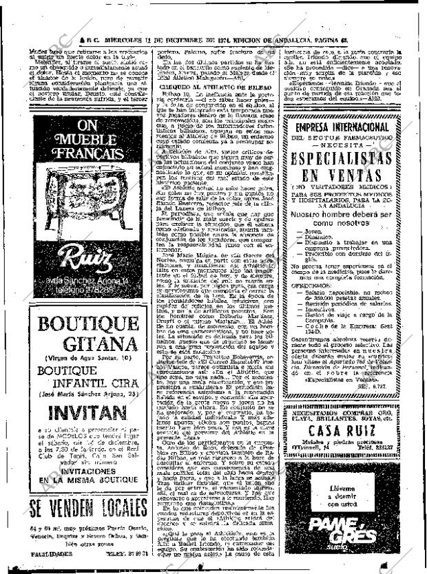 ABC SEVILLA 11-12-1974 página 62