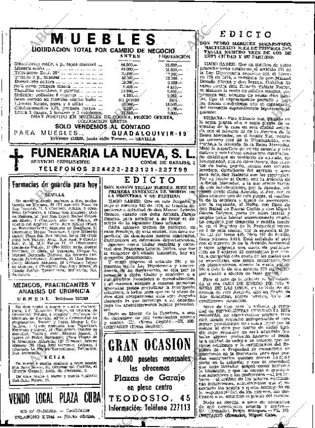 ABC SEVILLA 11-12-1974 página 74