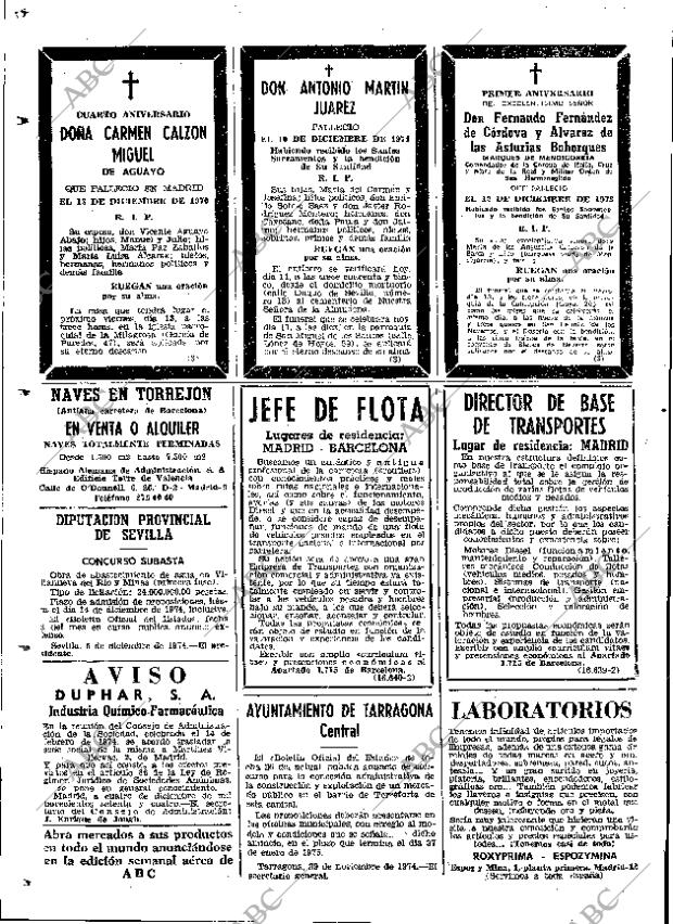 ABC MADRID 12-12-1974 página 114