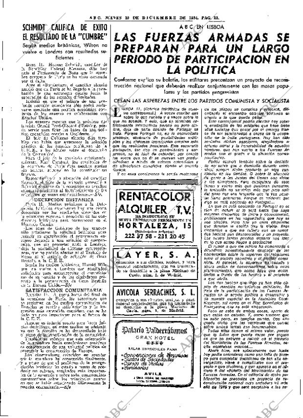 ABC MADRID 12-12-1974 página 33