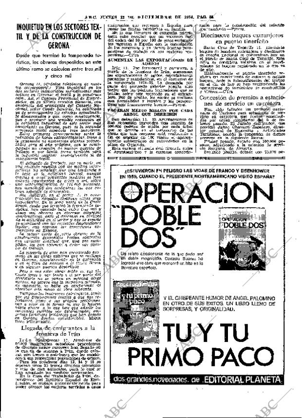 ABC MADRID 12-12-1974 página 55