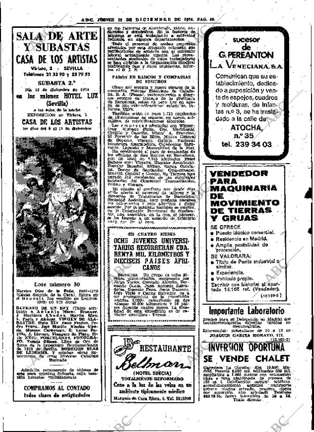 ABC MADRID 12-12-1974 página 60