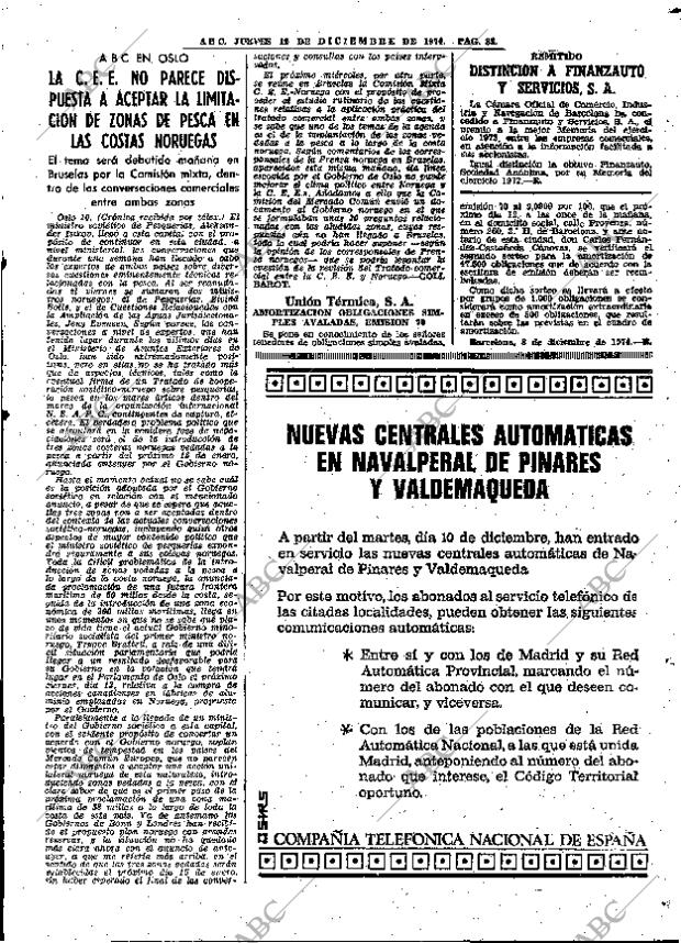 ABC MADRID 12-12-1974 página 83