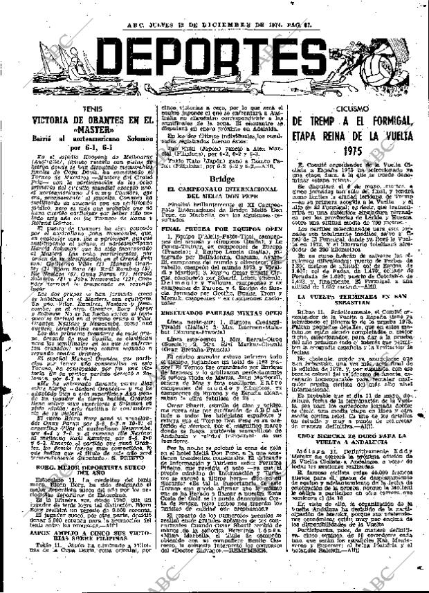 ABC MADRID 12-12-1974 página 87