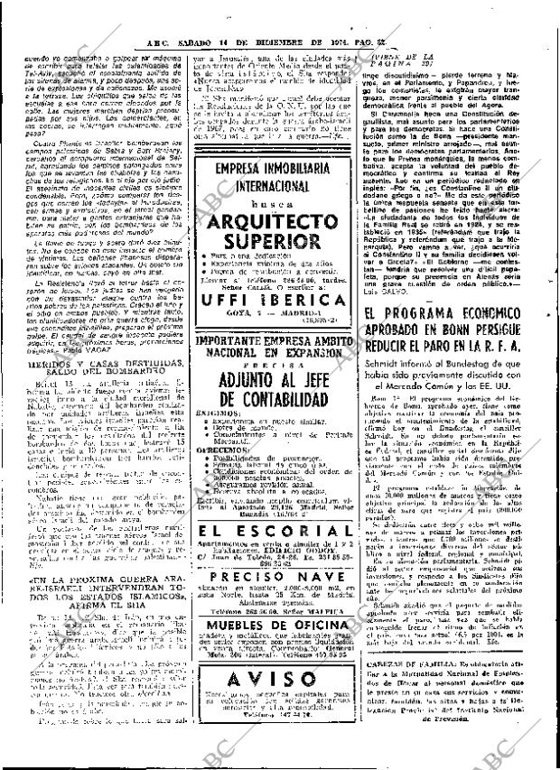 ABC MADRID 14-12-1974 página 32