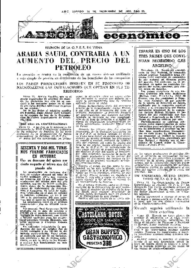 ABC MADRID 14-12-1974 página 63
