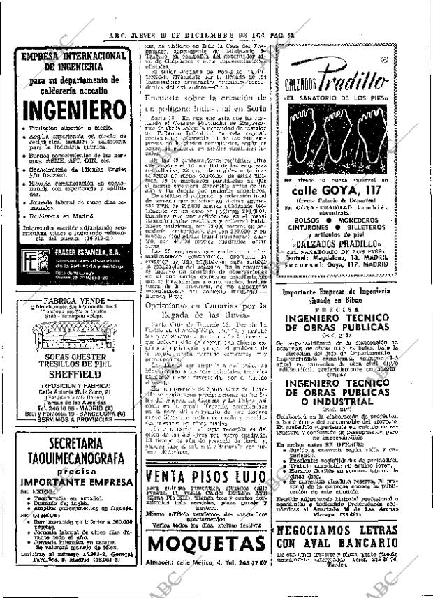 ABC MADRID 19-12-1974 página 50