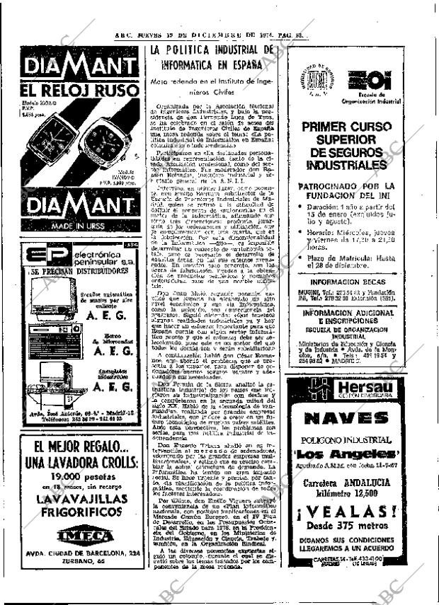 ABC MADRID 19-12-1974 página 68