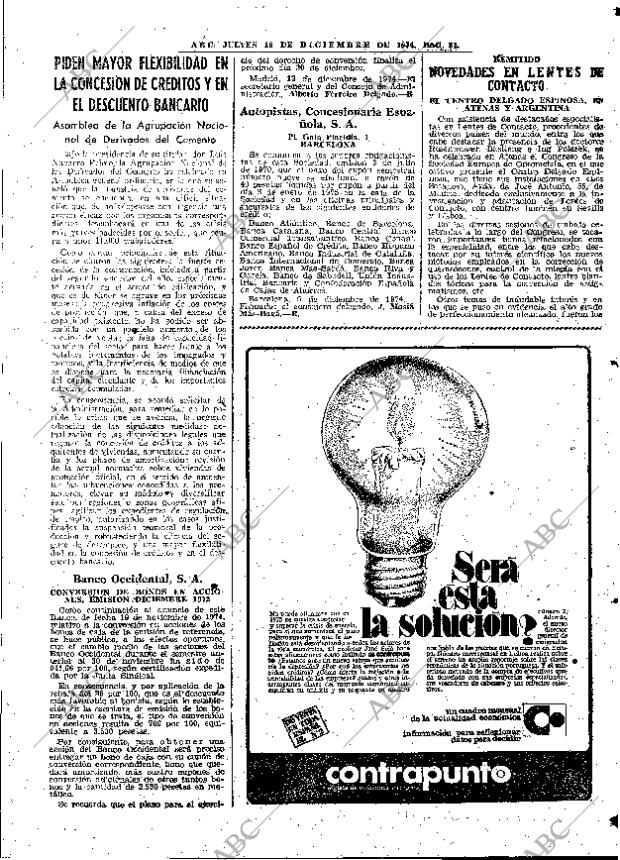 ABC MADRID 19-12-1974 página 81