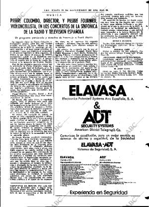 ABC MADRID 19-12-1974 página 89