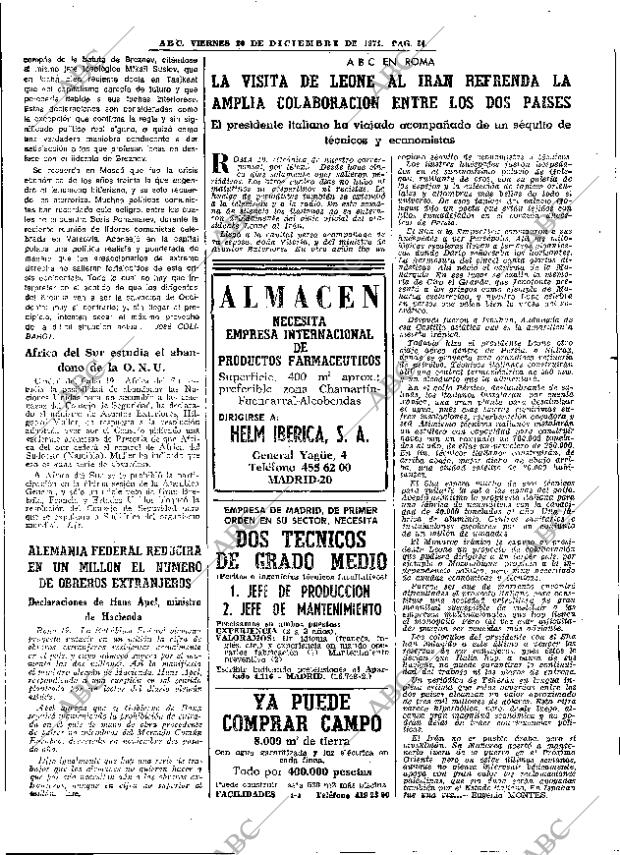 ABC MADRID 20-12-1974 página 34