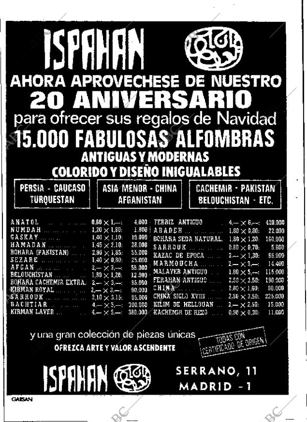 ABC MADRID 20-12-1974 página 4