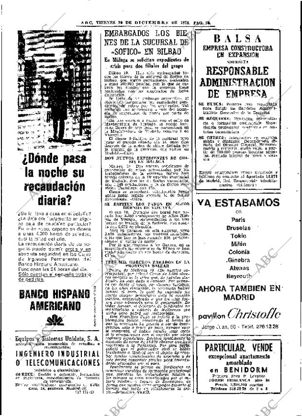 ABC MADRID 20-12-1974 página 56