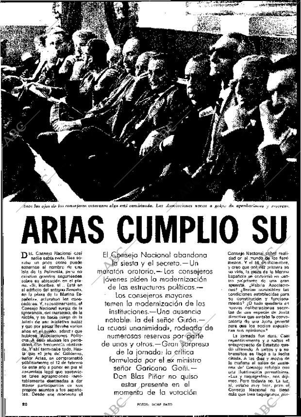 BLANCO Y NEGRO MADRID 21-12-1974 página 20