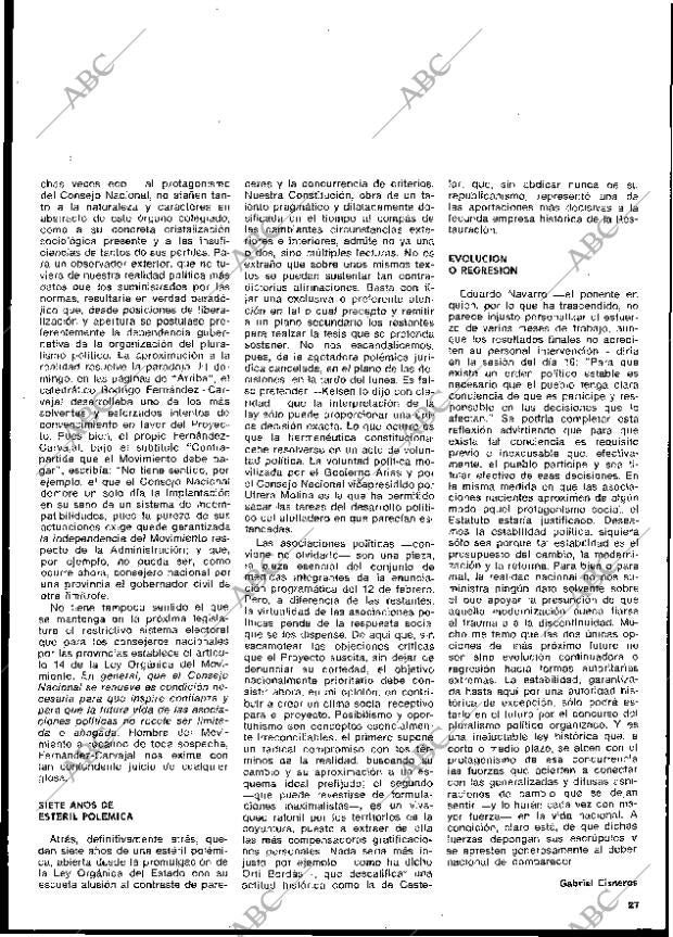 BLANCO Y NEGRO MADRID 21-12-1974 página 27