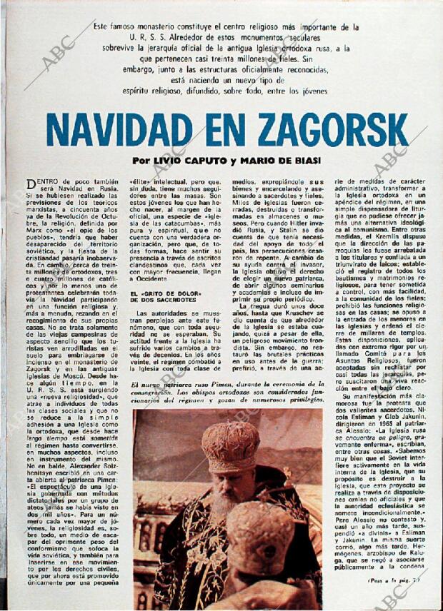 BLANCO Y NEGRO MADRID 21-12-1974 página 36