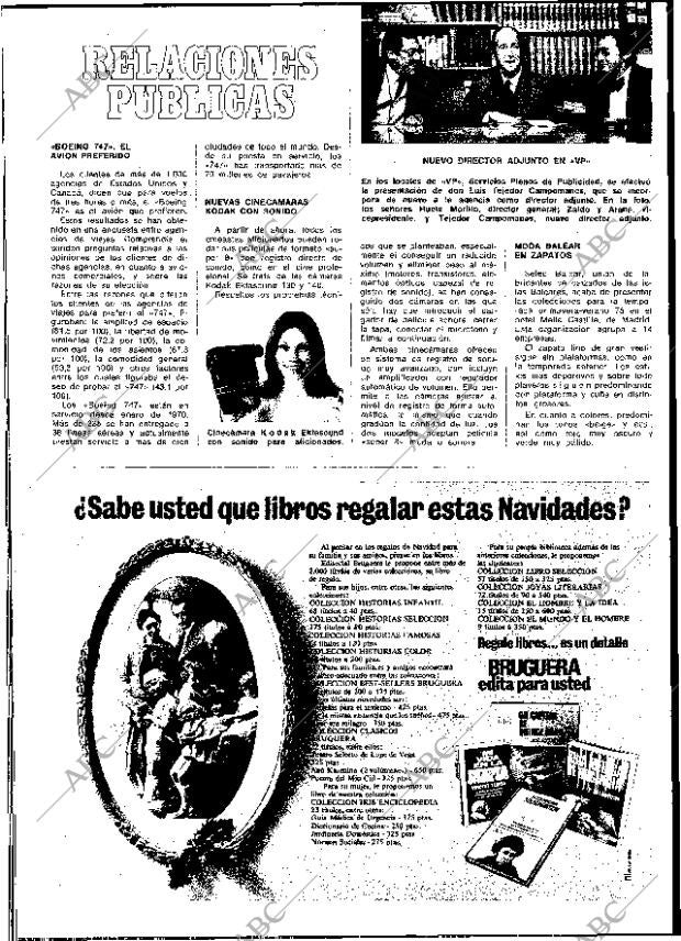 BLANCO Y NEGRO MADRID 21-12-1974 página 6