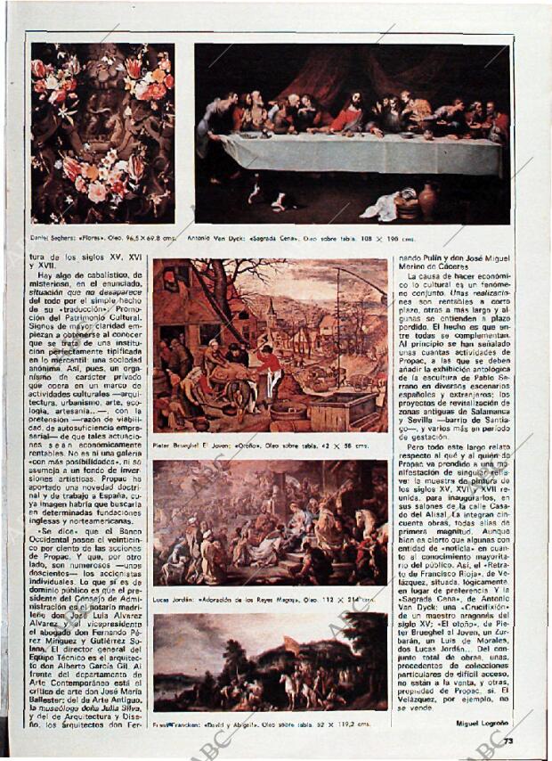 BLANCO Y NEGRO MADRID 21-12-1974 página 73