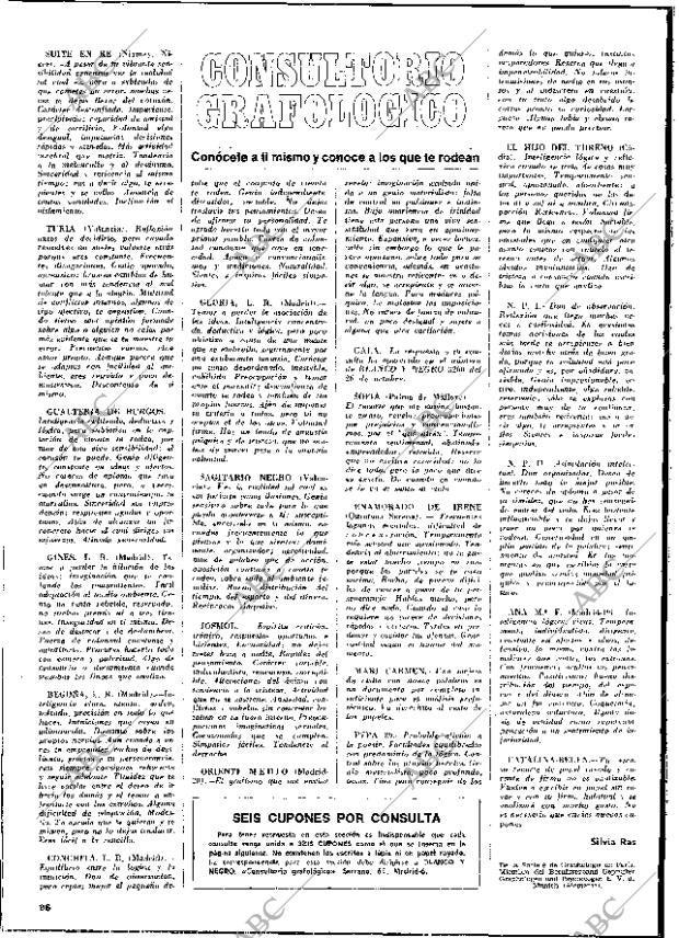 BLANCO Y NEGRO MADRID 21-12-1974 página 80