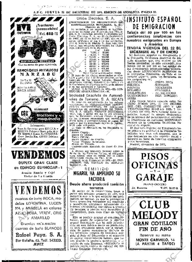 ABC SEVILLA 26-12-1974 página 52