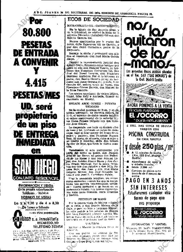 ABC SEVILLA 26-12-1974 página 60