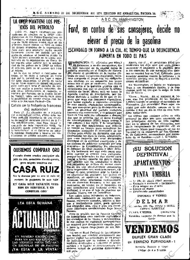 ABC SEVILLA 28-12-1974 página 33