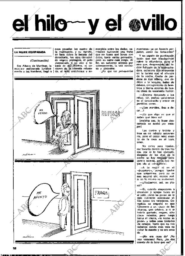 BLANCO Y NEGRO MADRID 28-12-1974 página 52