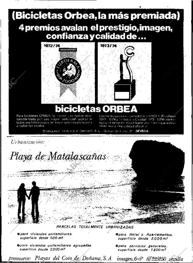 ABC SEVILLA 29-12-1974 página 22