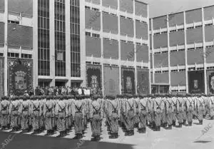 Exhibición de fin de curso de la academia especial de la Policia armada