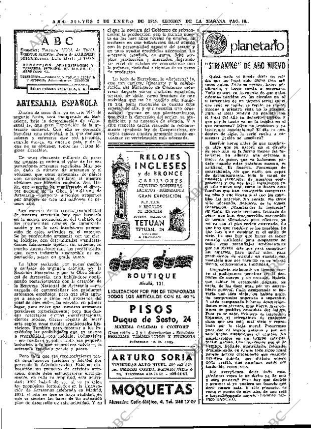 ABC MADRID 02-01-1975 página 18