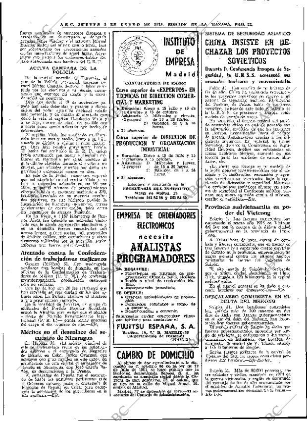 ABC MADRID 02-01-1975 página 22