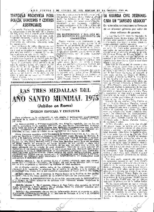 ABC MADRID 02-01-1975 página 41