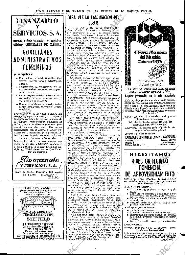 ABC MADRID 02-01-1975 página 67