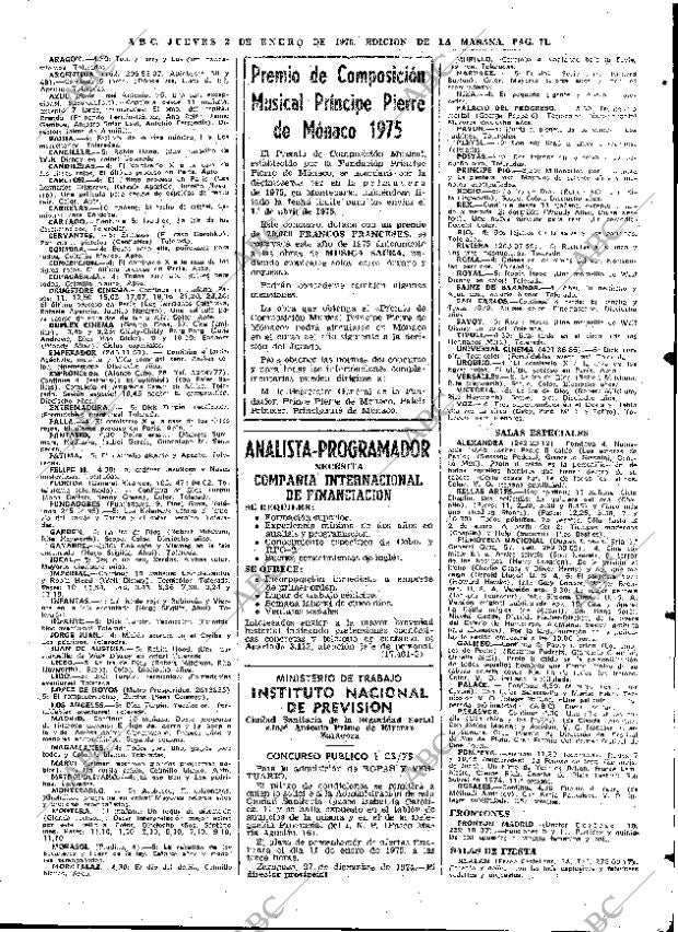 ABC MADRID 02-01-1975 página 71