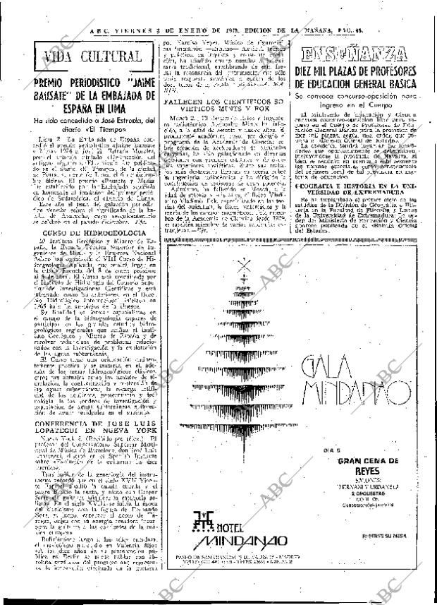 ABC MADRID 03-01-1975 página 45