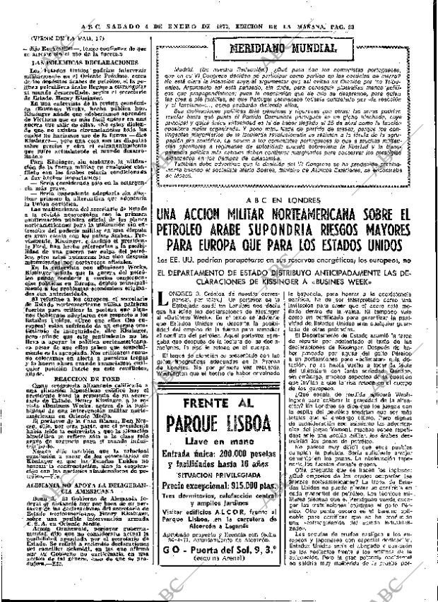 ABC MADRID 04-01-1975 página 23