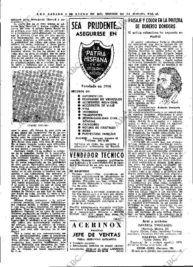 ABC MADRID 04-01-1975 página 48