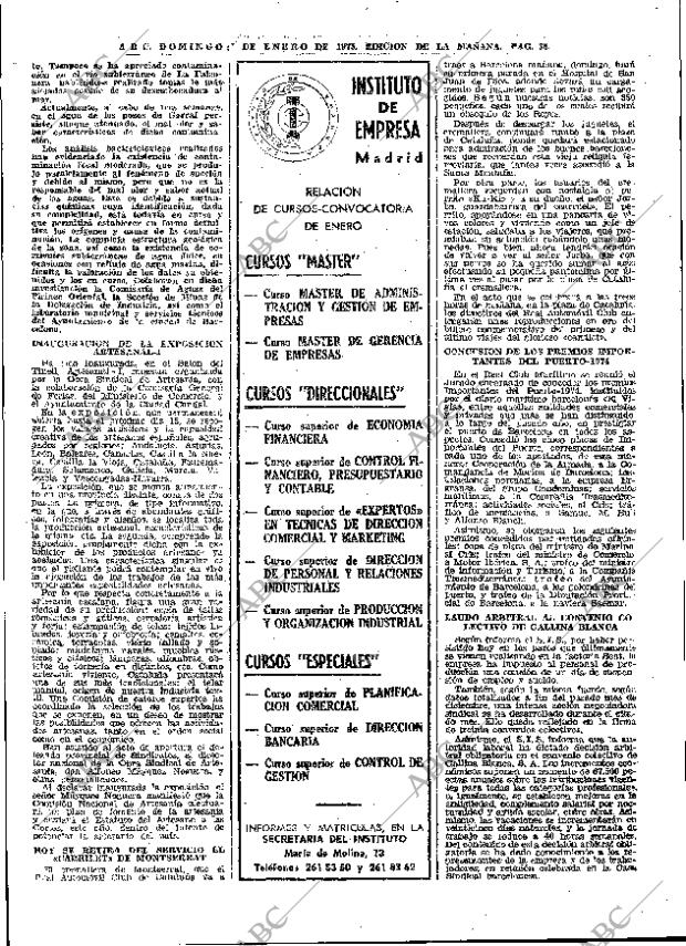 ABC MADRID 05-01-1975 página 38