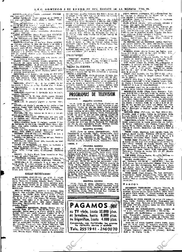 ABC MADRID 05-01-1975 página 68