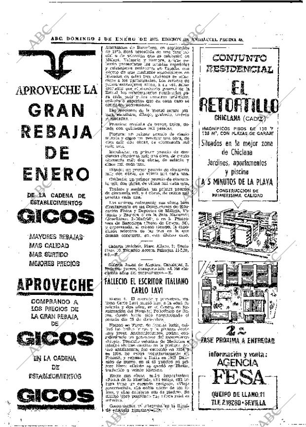 ABC SEVILLA 05-01-1975 página 42